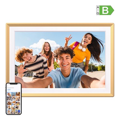 ARZOPA Digitalni foto okvir, D14, 14", zlatna
